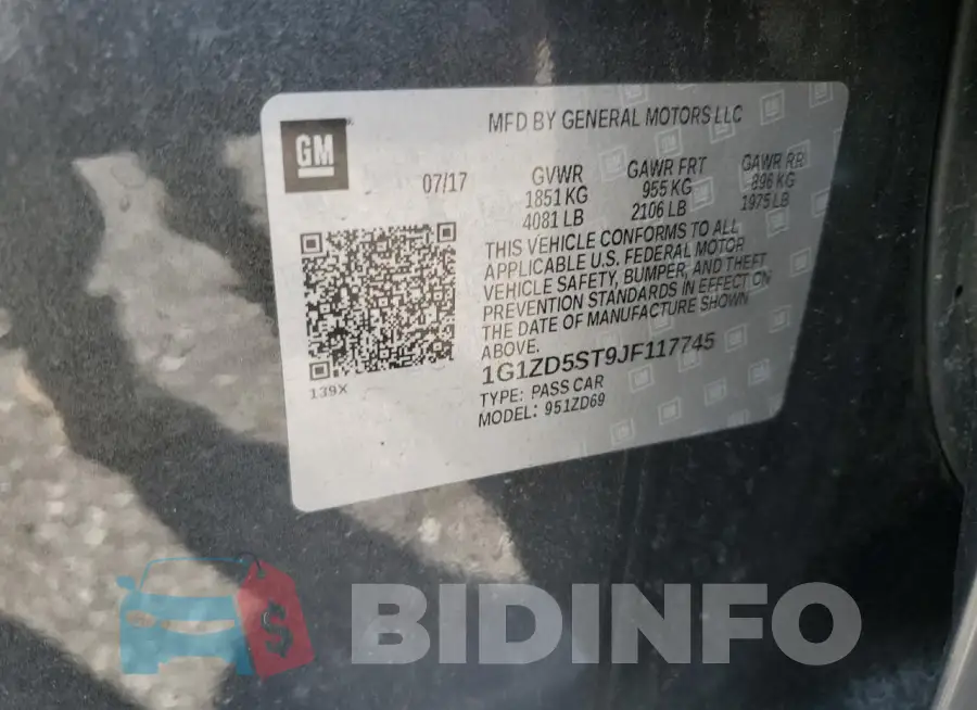 1G1ZD5ST9JF117745 Photo# 12