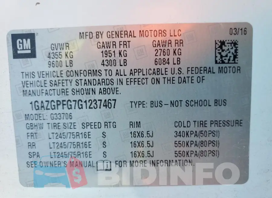 1GAZGPFG7G1237467 Photo# 13