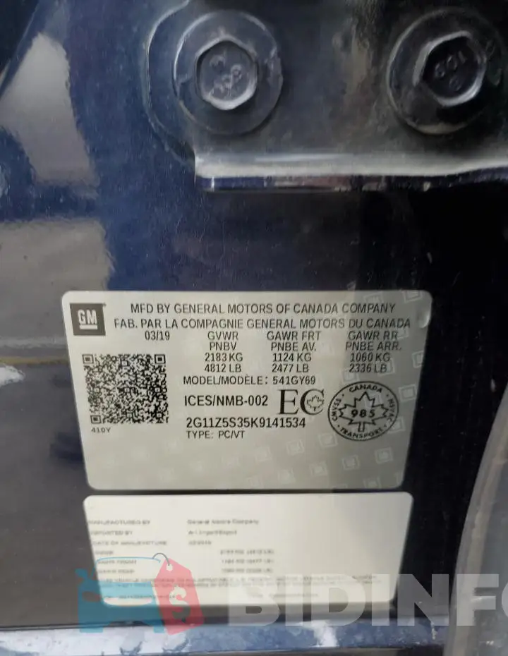 2G11Z5S35K9141534 Photo# 13