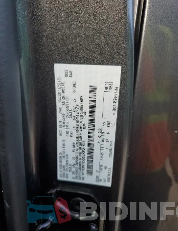 1FTEW1CG0JKF21597 Photo# 13