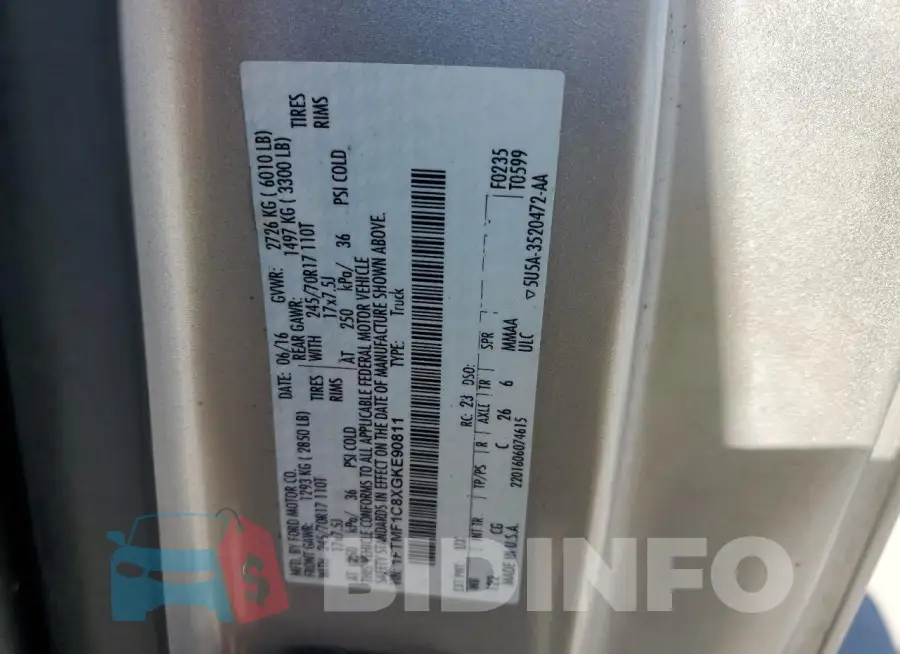 1FTMF1C8XGKE90811 Photo# 12