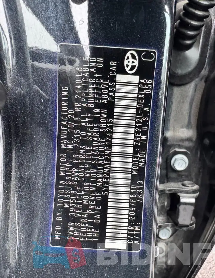 5YFEPMAE2MP174215 Photo# 10