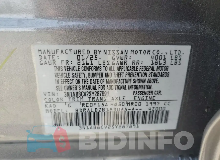 3N1AB8CV2SY287891 Photo# 12