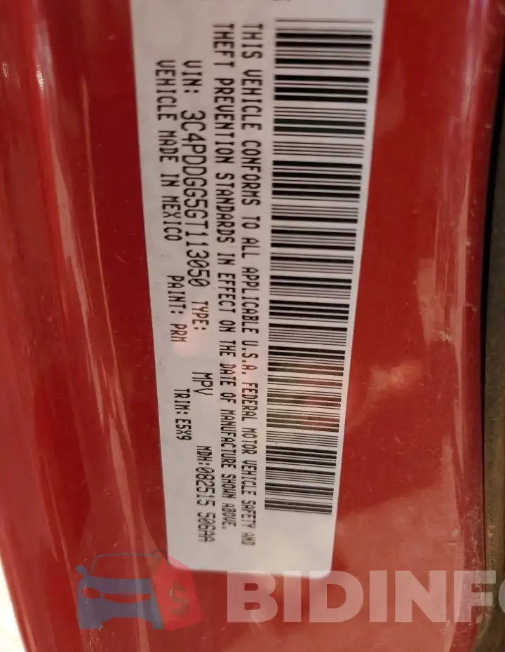 3C4PDDGG5GT113050 Photo# 13