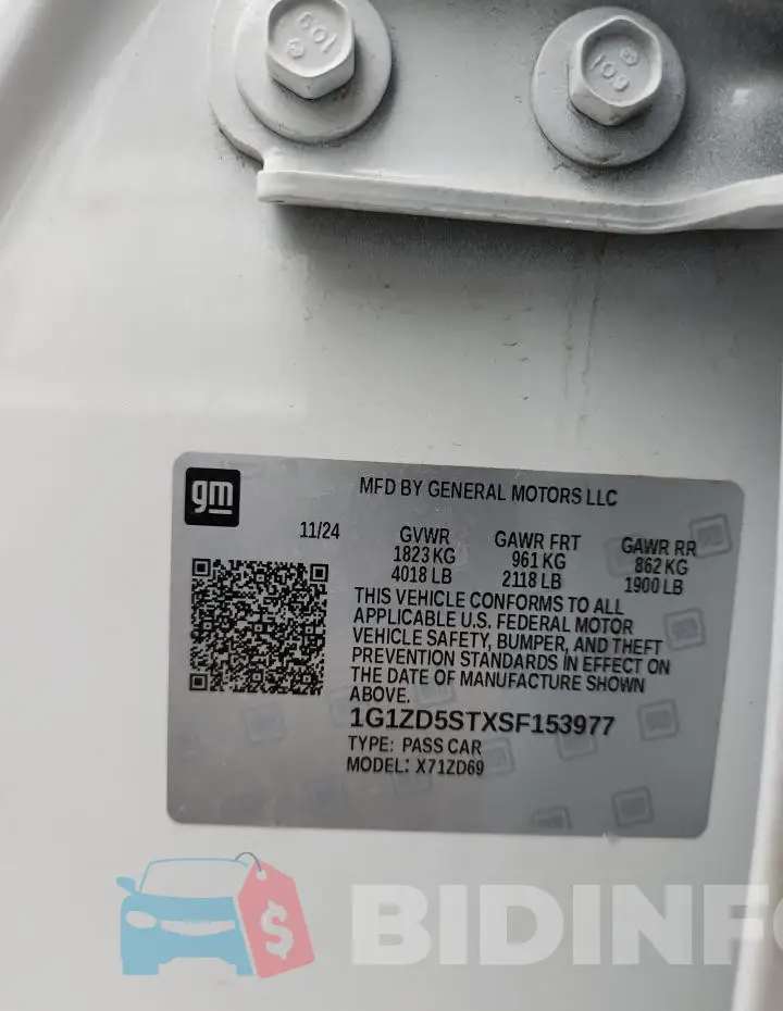 1G1ZD5STXSF153977 Photo# 13