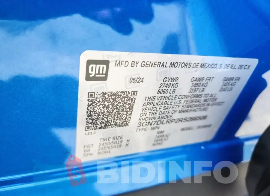 3GN7DLRP2RS266508 Photo# 13