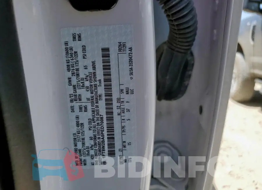 1FT8W2BA0PED70087 Photo# 12
