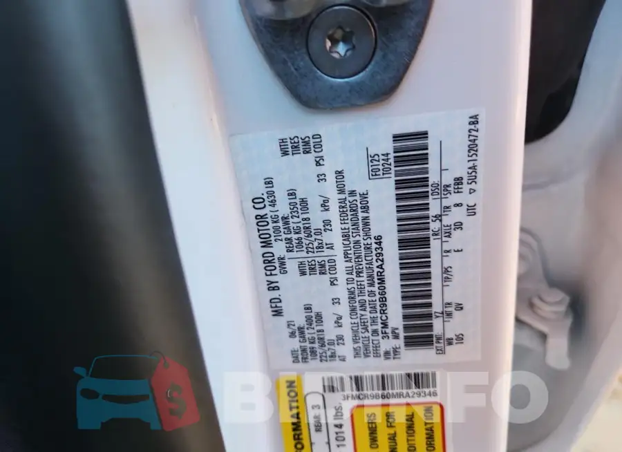 3FMCR9B60MRA29346 Photo# 12