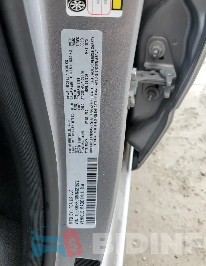 1C6RREBG0MN821572 Photo# 12