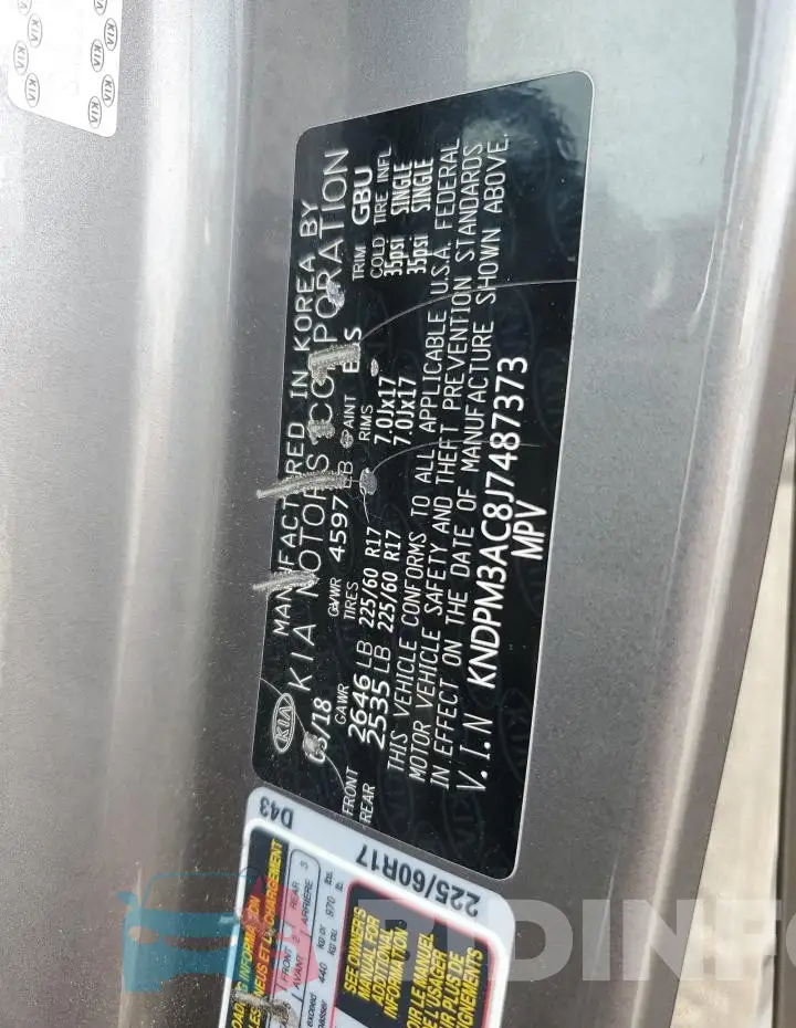 KNDPM3AC8J7487373 Photo# 12