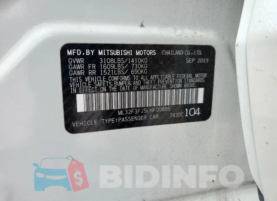 ML32F3FJ5LHF00885 Photo# 13