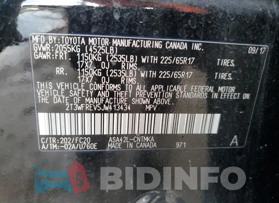 2T3WFREV5JW413434 Photo# 14