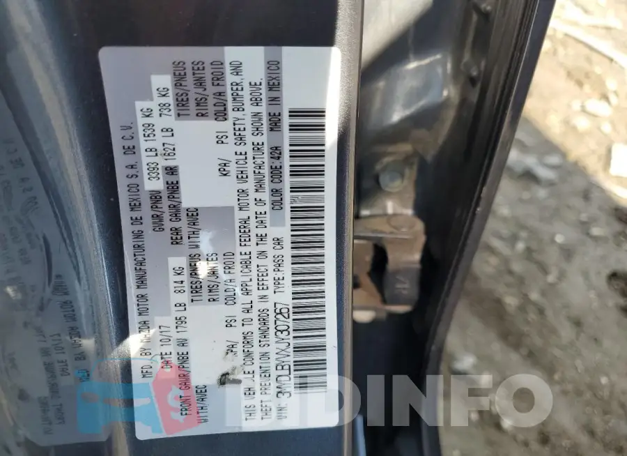3MYDLBYVXJY307267 Photo# 12
