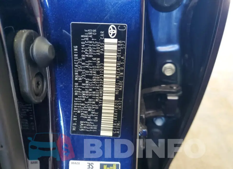 5YFB4MDE2SP317023 Photo# 13