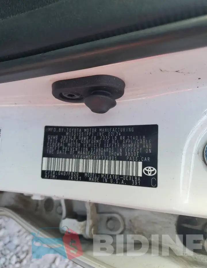 5YFB4MDEXRP133801 Photo# 12