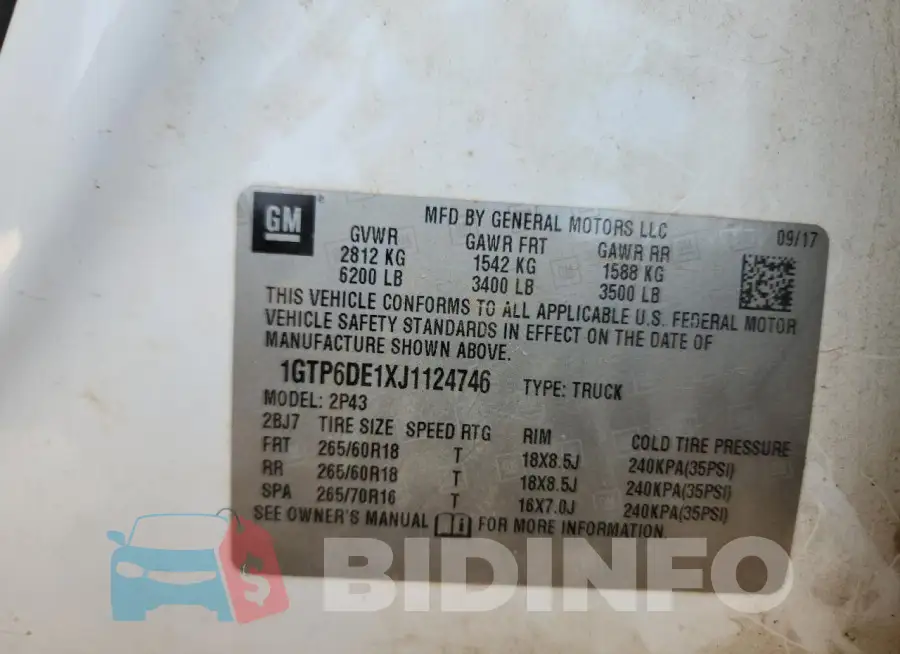 1GTP6DE1XJ1124746 Photo# 12