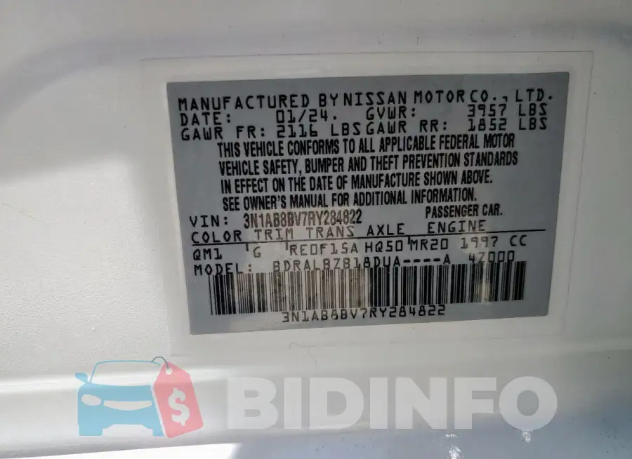 3N1AB8BV7RY284822 Photo# 12