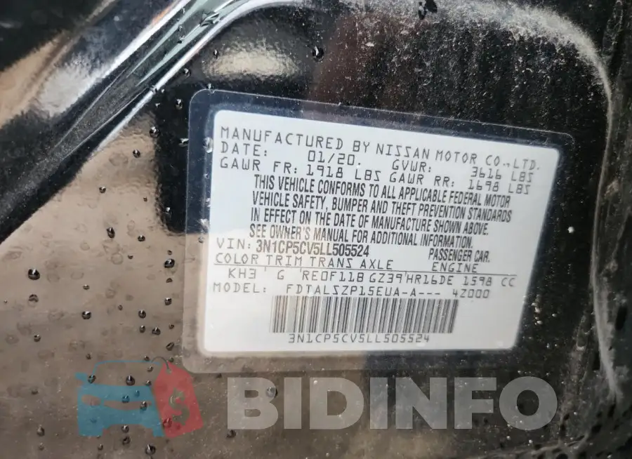 3N1CP5CV5LL505524 Photo# 12
