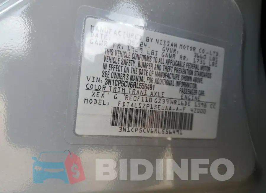 3N1CP5CV6RL556491 Photo# 13