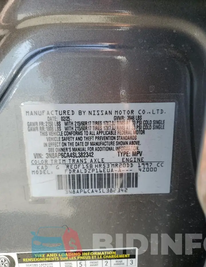 3N8AP6CA4SL382342 Photo# 14