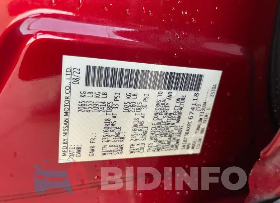 5N1BT3BAXPC674118 Photo# 10