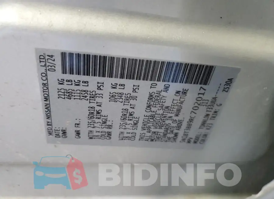 5N1BT3BB9RC702017 Photo# 13