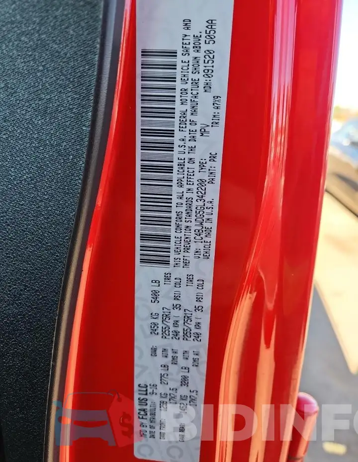 1C4BJWDG5GL342200 Photo# 12