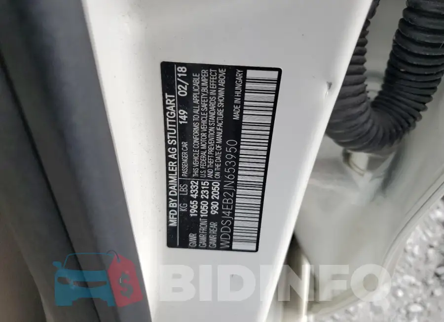 WDDSJ4EB2JN653950 Photo# 13