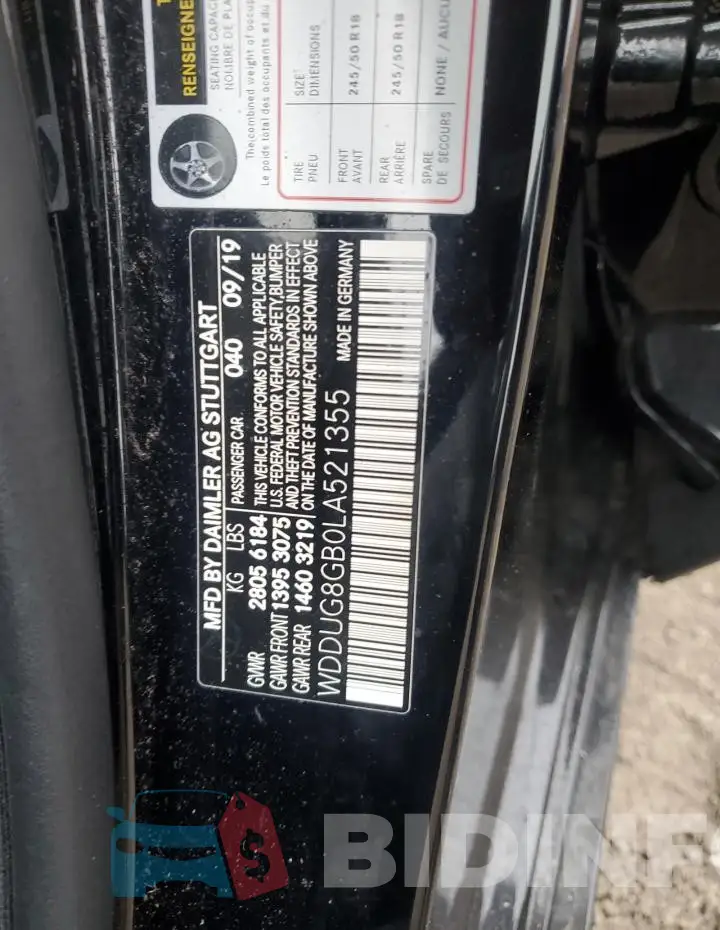 WDDUG8GB0LA521355 Photo# 13