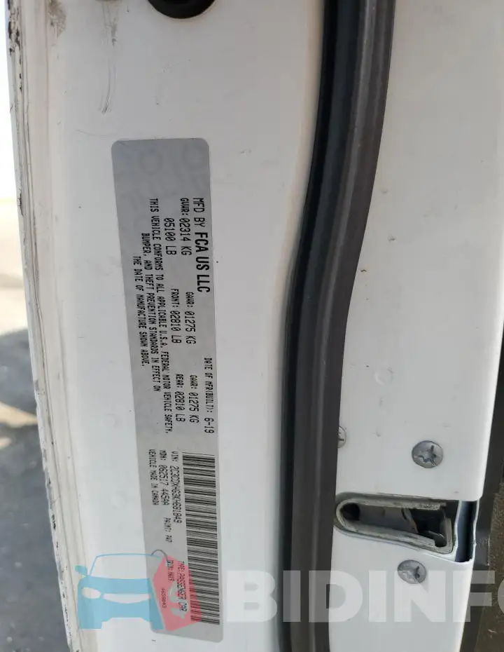 2C3CDXHG3KH681849 Photo# 12