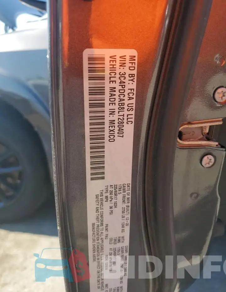 3C4PDCAB8LT280407 Photo# 12