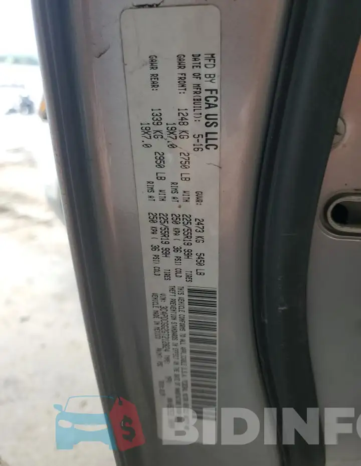 3C4PDCGG2GT212824 Photo# 13