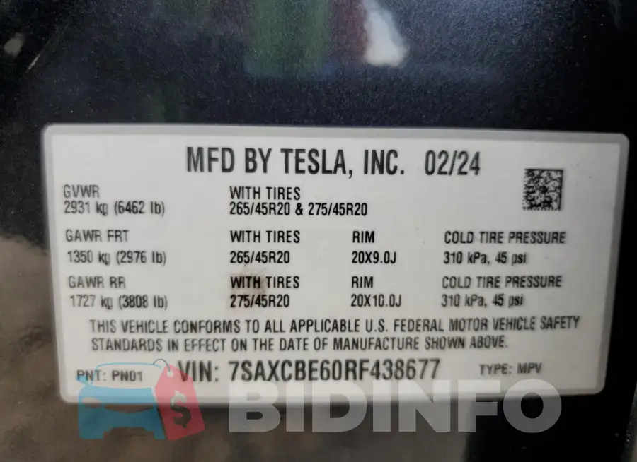 7SAXCBE60RF438677 Photo# 13