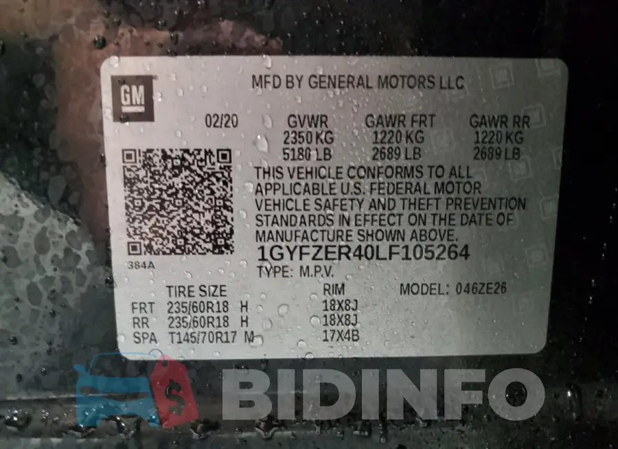 1GYFZER40LF105264 Photo# 14