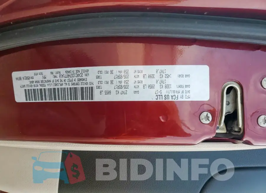 2C4RC1DG7HR771410 Photo# 13