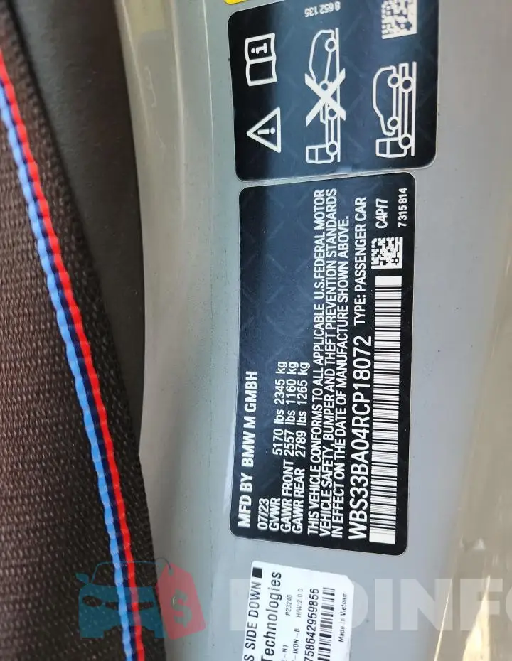 WBS33BA04RCP18072 Photo# 12