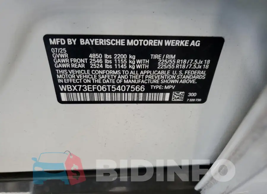 WBX73EF06T5407566 Photo# 13