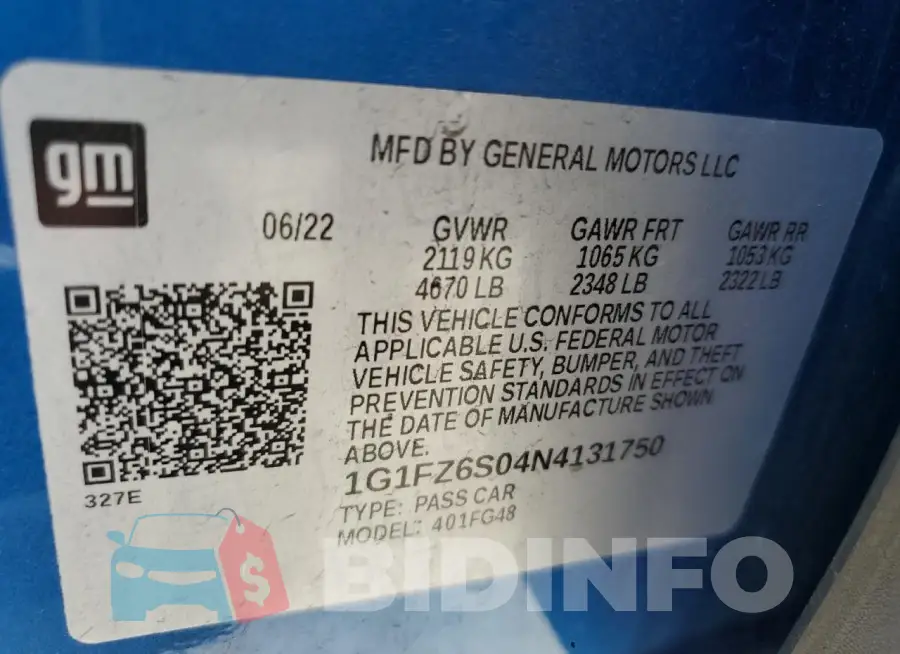 1G1FZ6S04N4131750 Photo# 14