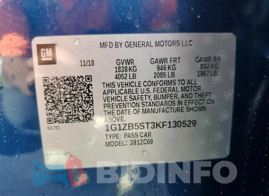 1G1ZB5ST3KF130529 Photo# 13