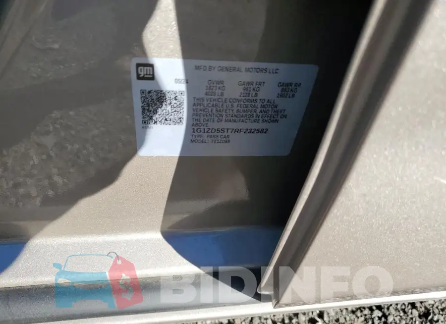 1G1ZD5ST7RF232582 Photo# 12