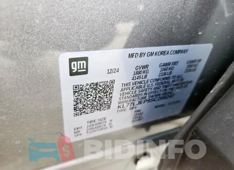 KL77LJEP9SC208247 Photo# 14