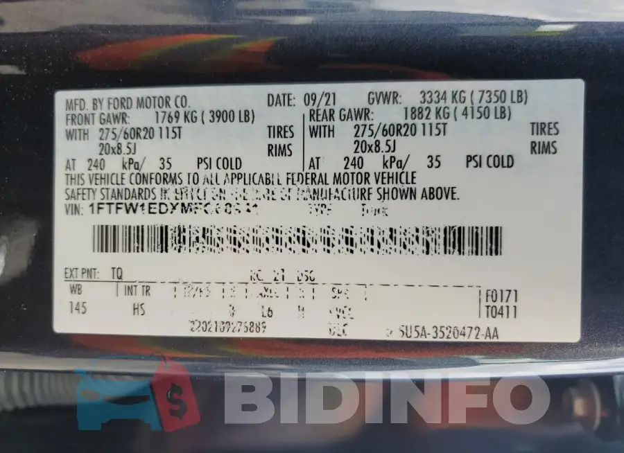 1FTFW1EDXMFC68941 Photo# 12