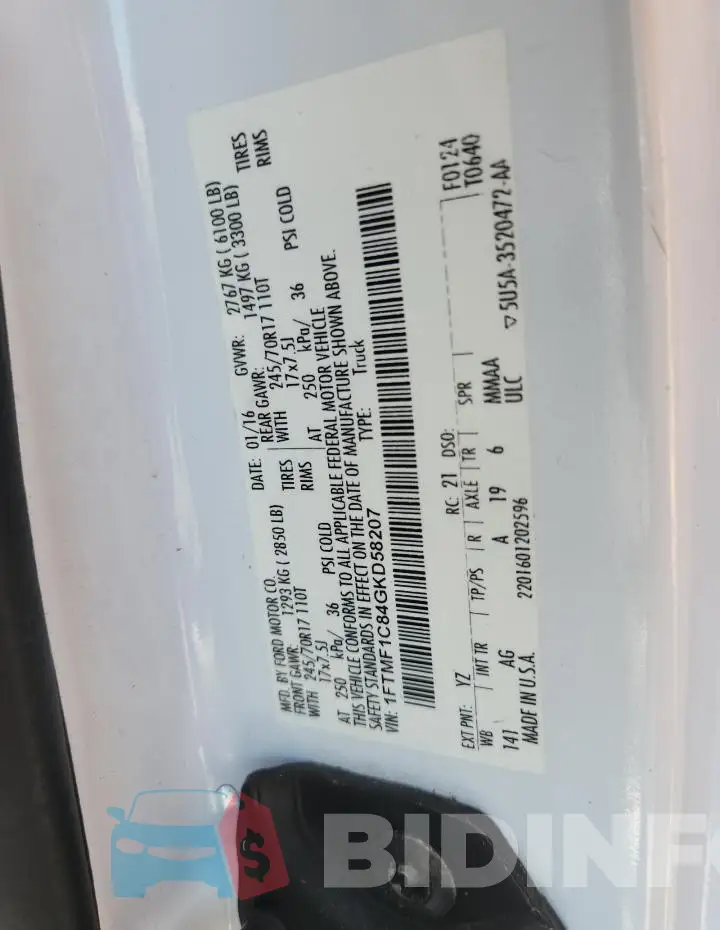 1FTMF1C84GKD58207 Photo# 12