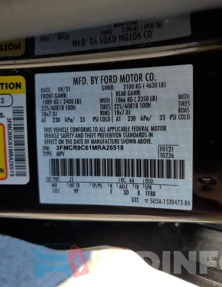 3FMCR9C61MRA26518 Photo# 13