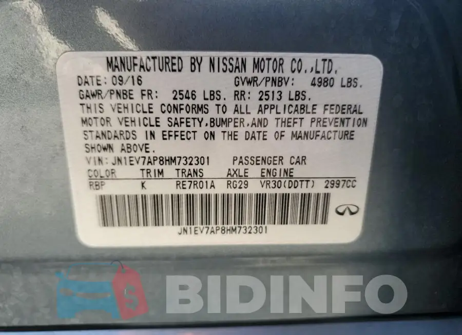 JN1EV7AP8HM732301 Photo# 12