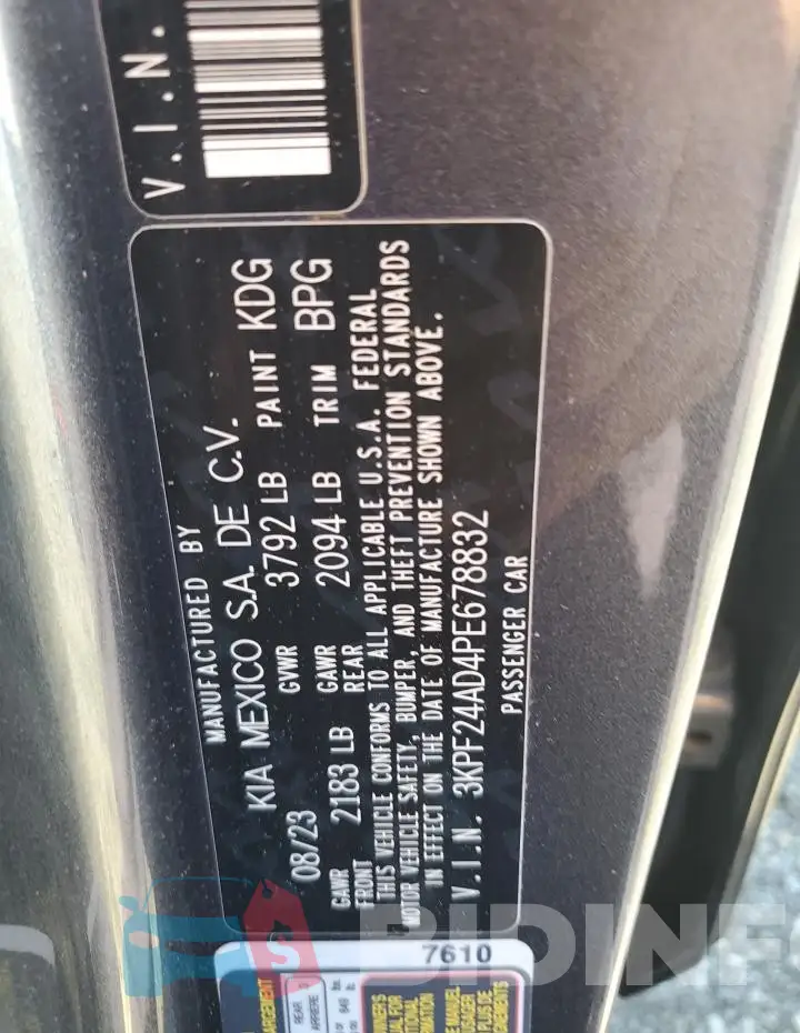3KPF24AD4PE678832 Photo# 12