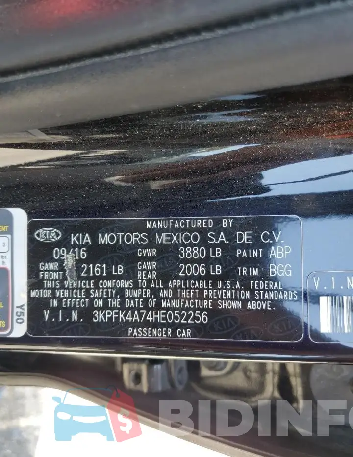 3KPFK4A74HE052256 Photo# 13