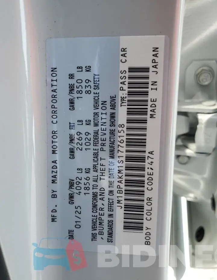 JM1BPAKM1S1776158 Photo# 12