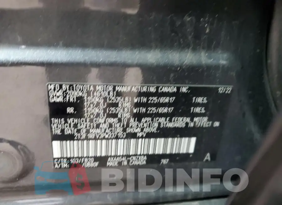 2T3F1RFV3PW337153 Photo# 14