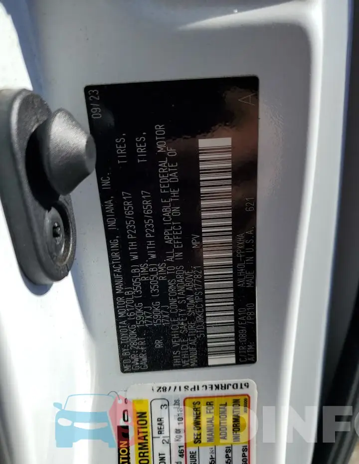 5TDJRKEC1PS177821 Photo# 12